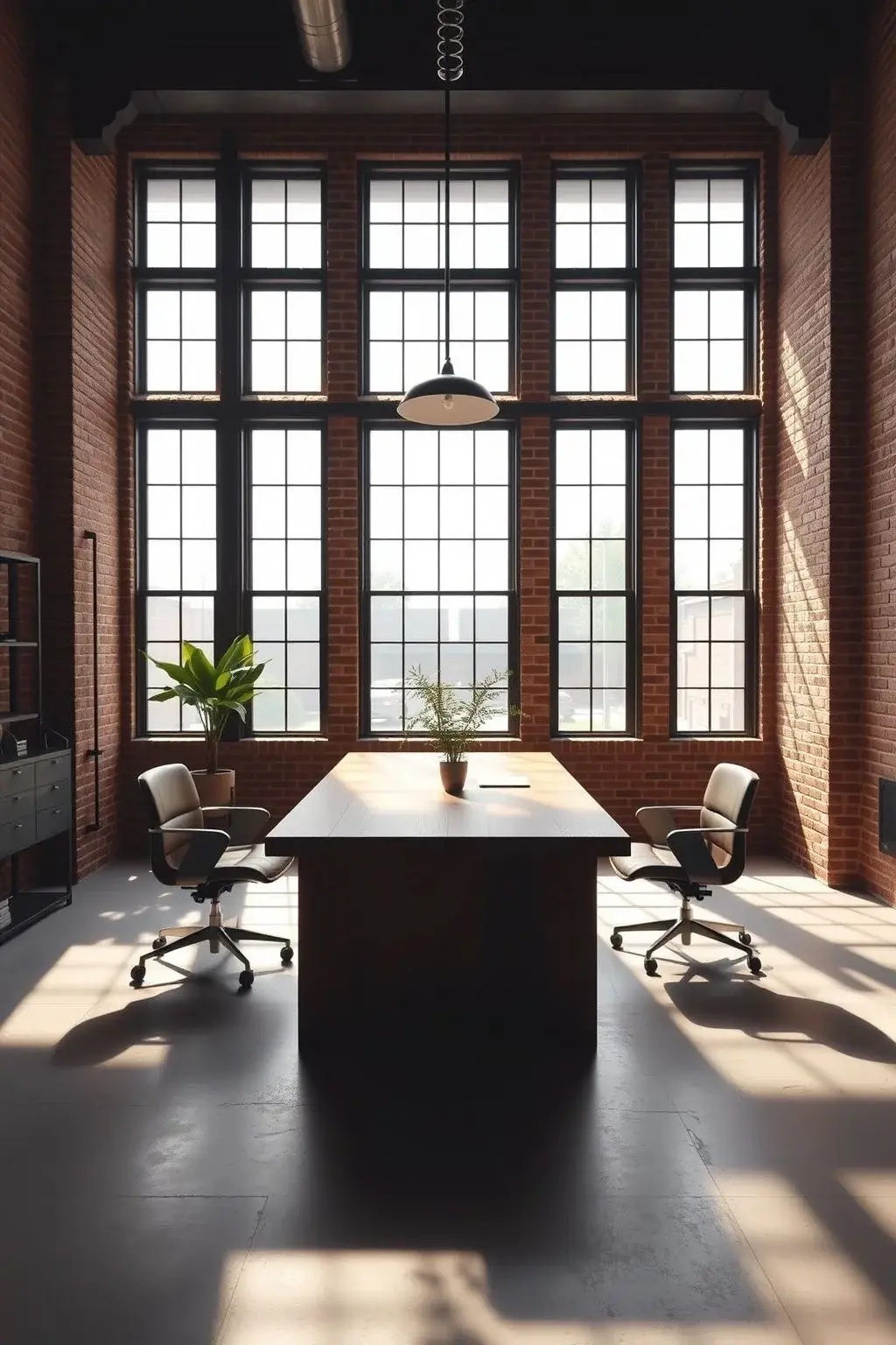 Industrial Elegance - Channel the raw sophistication of Industrial Elegance, where the beauty of unrefined materials meets chic decor. Think a reclaimed wood desk paired with metal accents and vintage lighting. Add an oversized corkboard for functionality and flair. This style embraces individuality while ensuring a productive atmosphere.