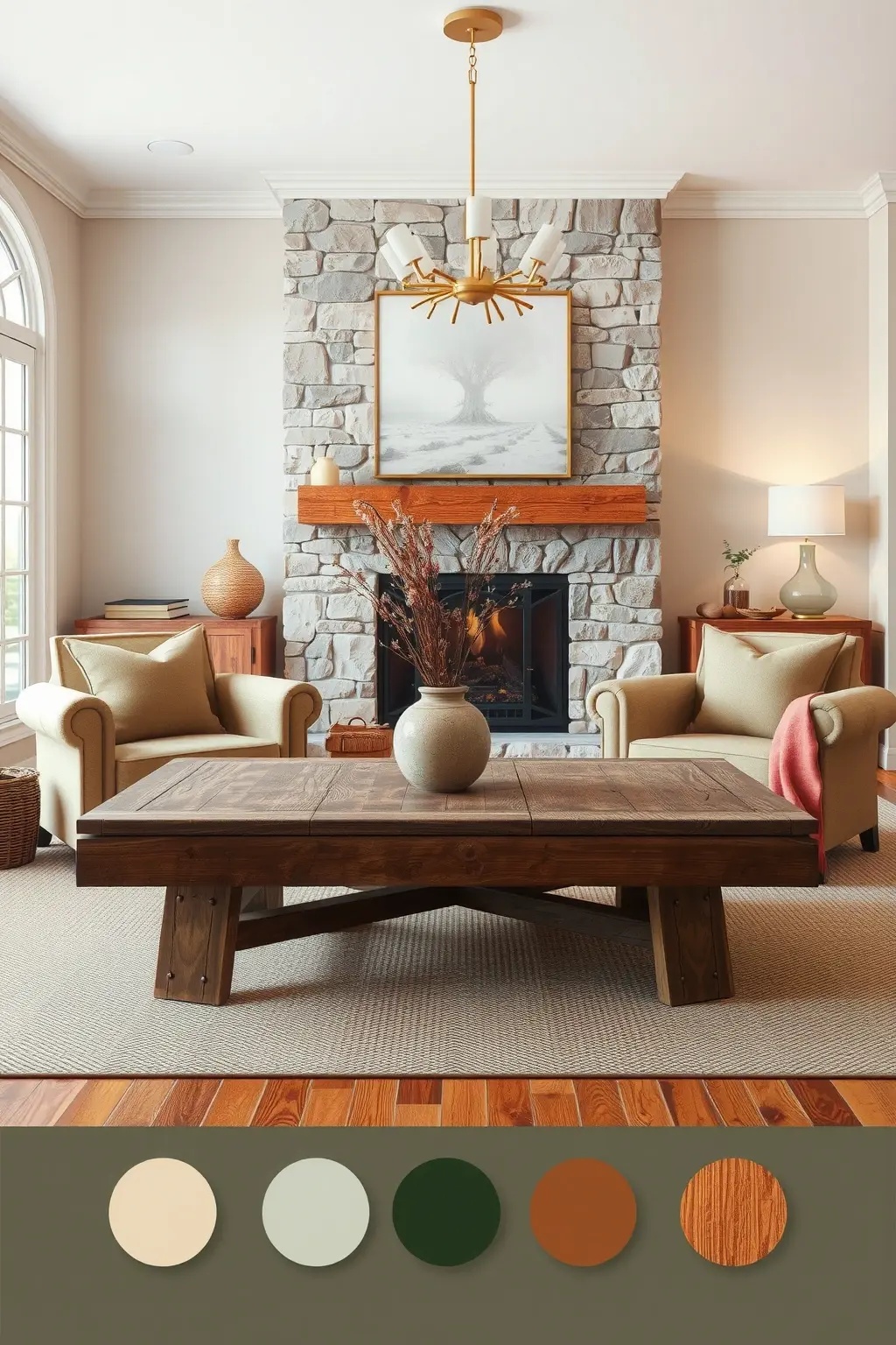 Earth's Palette - Infuse your home with a color scheme inspired by nature—think deep greens, muted browns, and soft grays. Pair earthy tones with textured fabrics such as linen or wool for your cushions and throws, creating a tactile experience that invites relaxation and comfort.