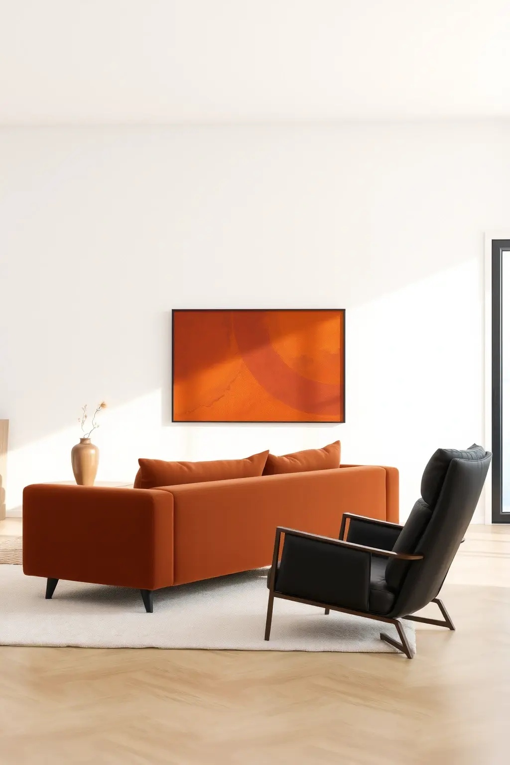 Textural Harmony with Velvet and Leather - This season, let the tactile elements take center stage. Combine luxurious velvet pillows and throws in rich jewel tones with rugged leather accessories and natural fibers. This juxtaposition celebrates the contrast between softness and strength. Think velvet pumpkins nestled alongside a leather-accented coffee table or a cozy reading nook featuring plush seating enveloped in earthy textures. This unexpected pairing brings warmth, depth, and a touch of sophistication to your fall decor.