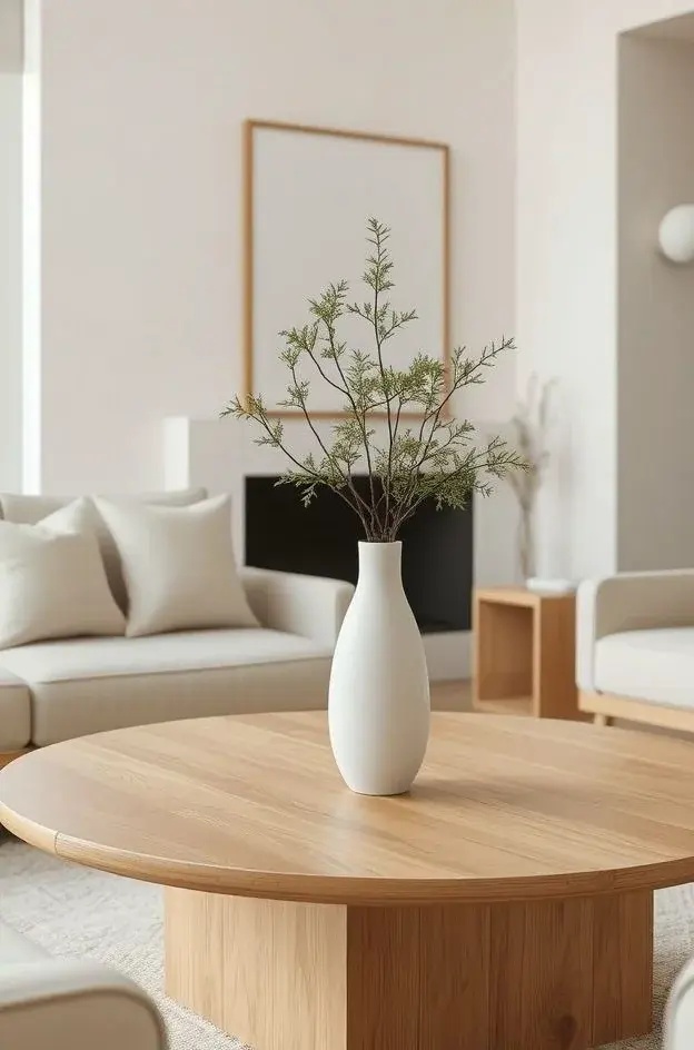 The Pine Penchant: Nature's Singular Elegance - Instead of a cluster of branches, embrace the lone pine as your muse. Strip away the noise of excess and let the beauty of its rugged lines and rich texture shine. Set it majestically within the vase, allowing it to command attention. Pair this with a daring monochrome backdrop—maybe a rich charcoal wall or a dynamic wallpaper that whispers allure—to make this arrangement the undisputed champion of your entryway.