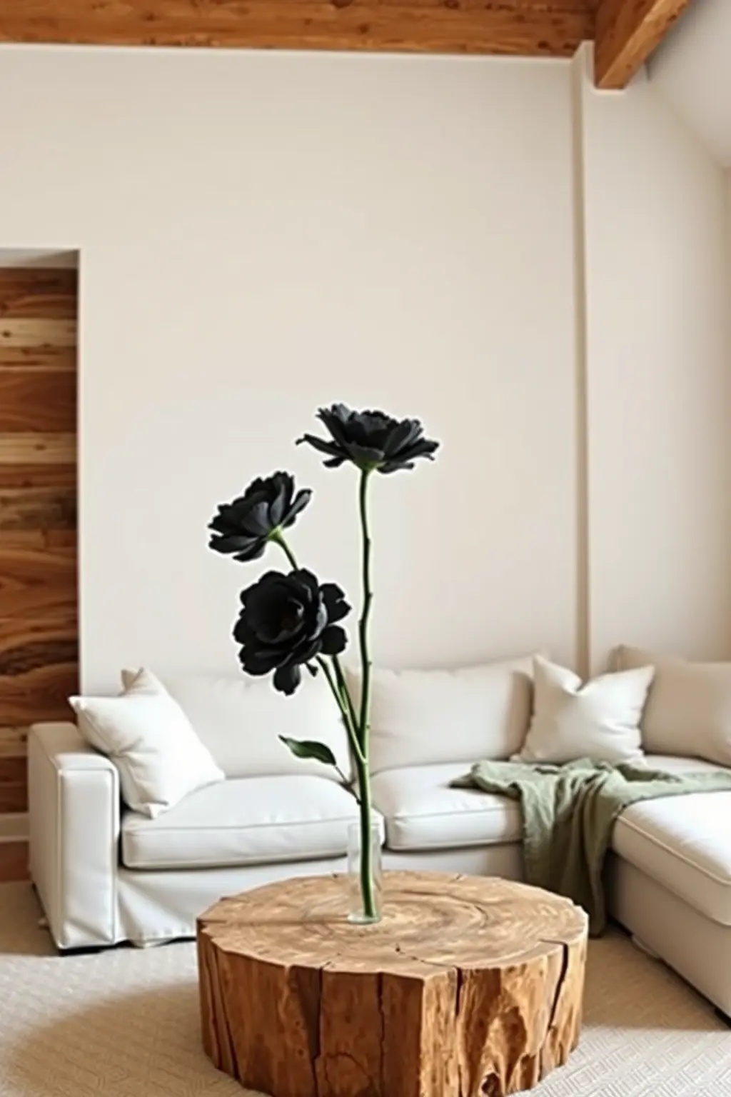 Rustic Romance - Embrace the cozy vibes of a weathered wooden table or a repurposed crate. Place your single stem in a simple mason jar or a vintage glass bottle. Surround it with a few sprigs of eucalyptus or dried wheat to create a charming tableau that feels effortlessly chic.