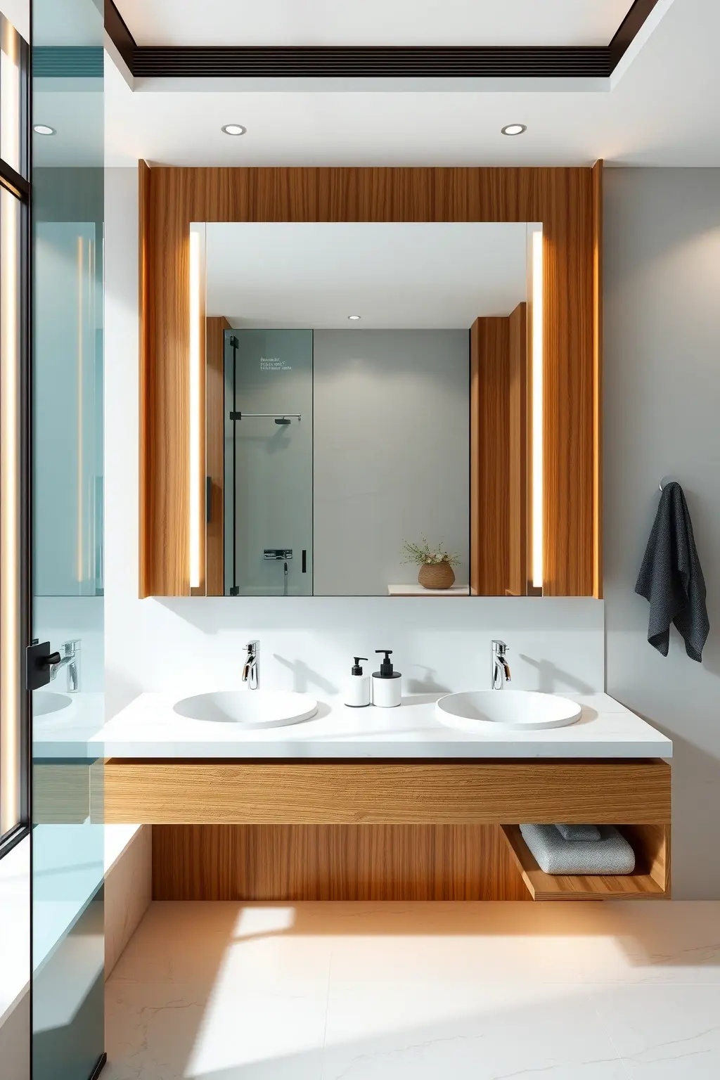 Calendar Comfort Zone - Ever forget that important meeting while brushing your teeth? A smart mirror with a calendar display can save the day! Position it at eye level, so you can glance at your schedule effortlessly. Add a pop of color around the frame with washi tape or paint to keep it fun and friendly—much like your favorite sticky note reminders.