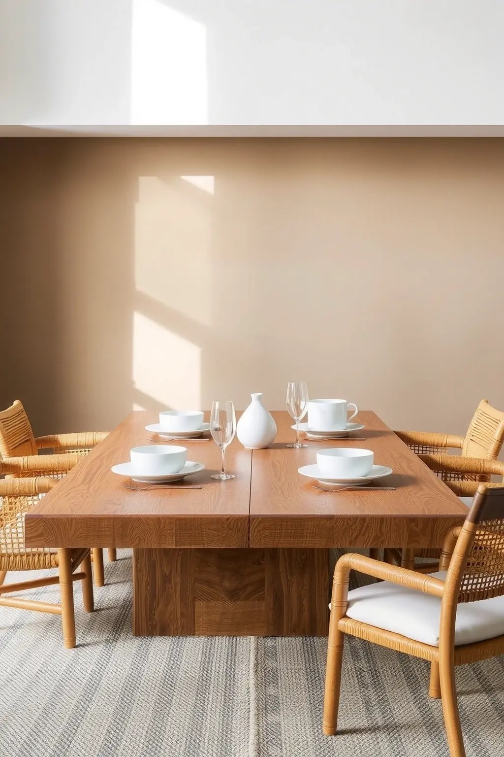 The Grounded Table - A low, rustic coffee table made from reclaimed wood encourages a sense of community. Its grounding presence invites you to gather around, share stories, and savor moments, all while staying mindful of clutter and distraction.