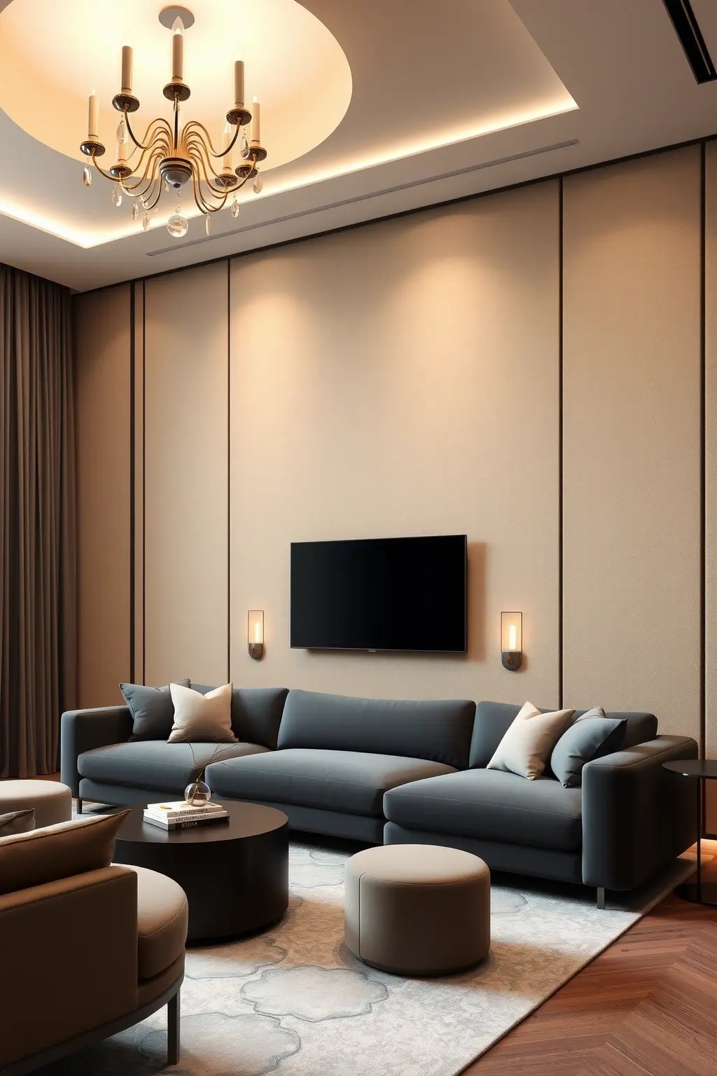 The Whispering Wall - Utilize wall-mounted artworks or shelves to cleverly hide cable management. Choose striking frames that look like pieces of art but serve the dual purpose of housing and concealing your tech. Paint the wall a dramatic hue for a bold contrast that directs attention away from the wires.