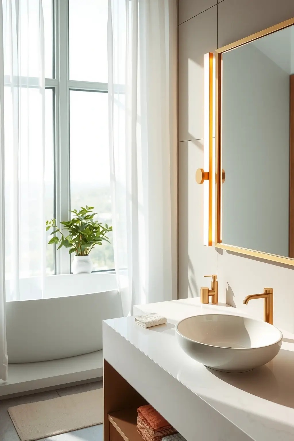 Mirror, Mirror on the Wall… - Let your smart mirror be a canvas for inspiration! Use a magnetic notepad or paintable chalkboard paint on the wall beside it. Write down daily affirmations, to-do lists, or even doodles. It’s an eclectic way to personalize your space while keeping you motivated every morning!