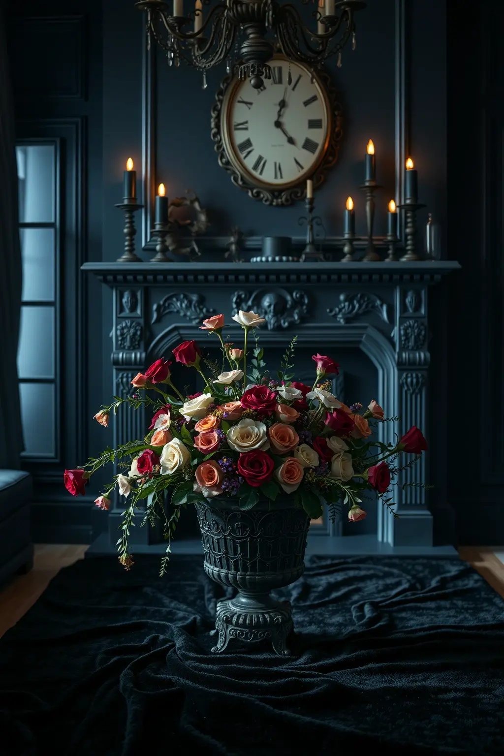 Bone-Chilling Flower Bed - Reinvent your flower beds by mixing in creative skeleton decor alongside seasonal blooms. Use skeletal arms and legs poking out of the soil, and add colorful flowers that bloom vividly against the eerie backdrop. This unexpected blend will have passersby doing a double-take while appreciating the rustic beauty of your yard.