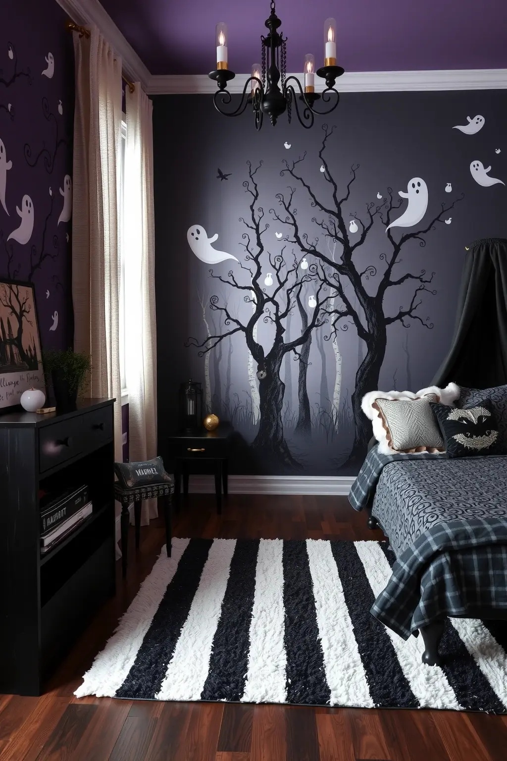 Eerie Elegance - Transform your space into a chic haunted mansion with pillow covers that showcase intricate lace designs and moody florals. Layer these textures against rich, dark fabrics for an enchanting, gothic ambiance that redefines spooky sophistication.