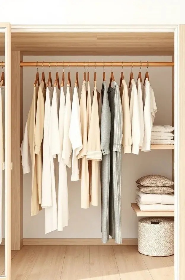 Scented Spaces: Aromatic Elements in Your Closet - Introduce aromatic sachets or subtle diffusers that subtly enliven the air as you reach for your favorite outfit. The unexpected infusion of fragrance transforms a functional space into an emotional sanctuary, making every visit to your closet a sensory delight. Choose scents that resonate with your style—perhaps a hint of sandalwood for grounding or a splash of citrus for an uplifting experience.