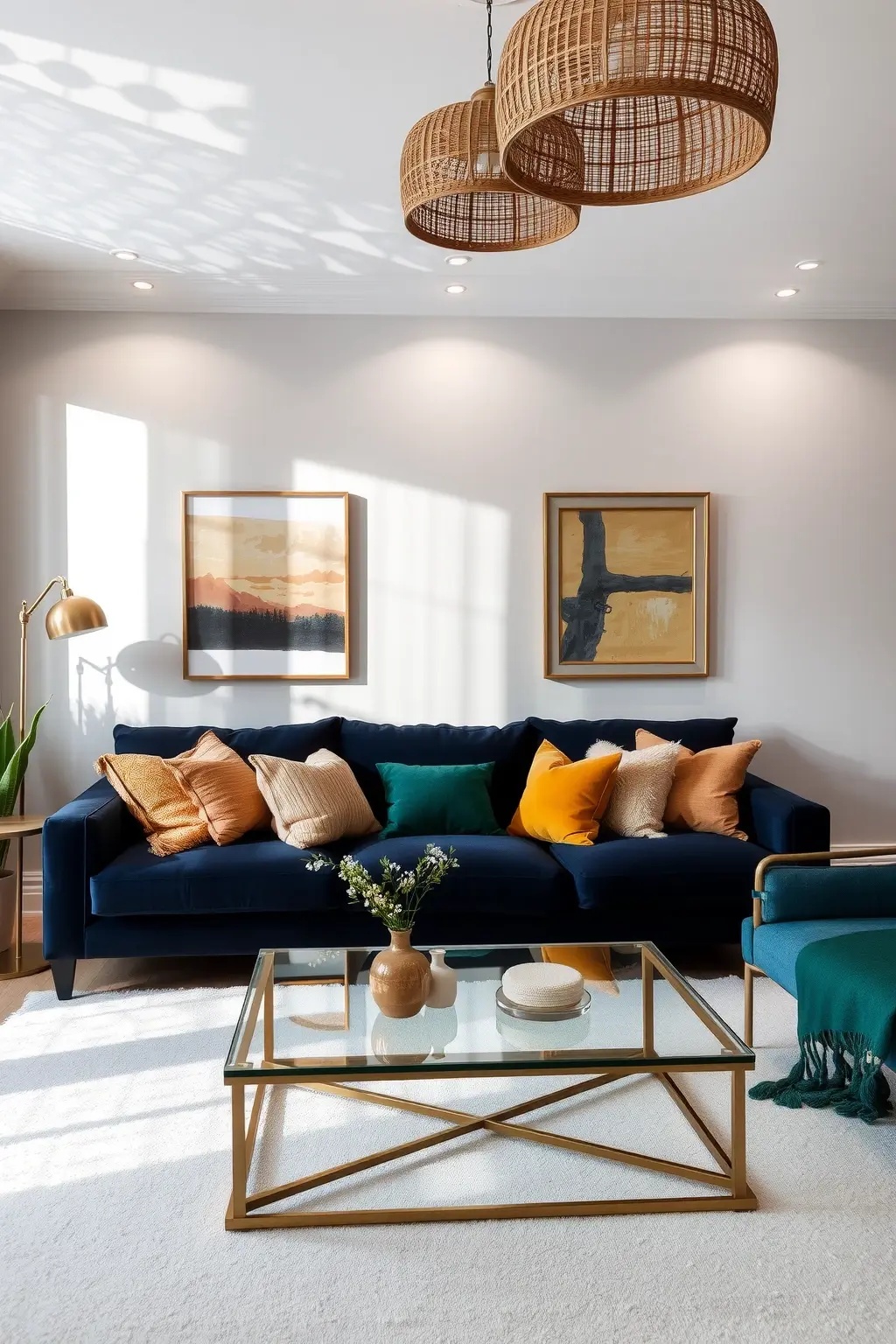 Charming Shadows - Explore the art of contrast with Charming Shadows, a unique concept that plays with light and dark. Utilize voice-controlled fixtures to cast intricate shadows that dance across your walls, creating an ever-changing environment. This design is all about dramatic flair, inviting curiosity and conversation while drawing attention to the beauty of your decor.