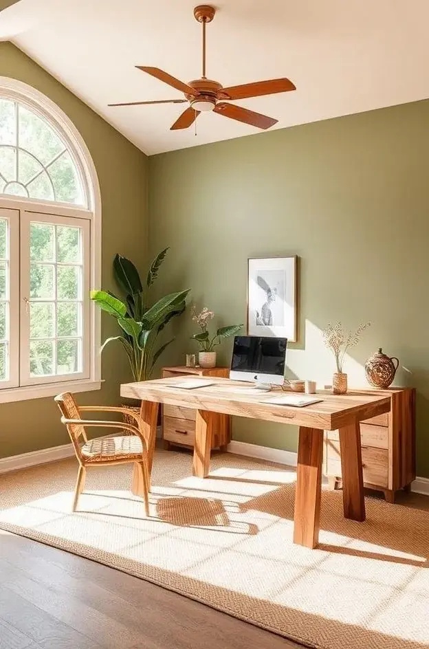 Nature's Touch - Bring the outside in by adding plants that actually thrive in your workspace. Opt for low-maintenance choices like pothos or snake plants. Arrange them in mismatched pots or even quirky containers like old mugs or tin cans. Nature not only brightens your space but also your mood—without breaking the bank.