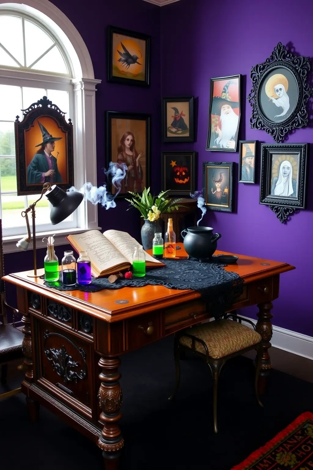 Crafty Cauldron Creations - Put creativity front and center with DIY prints! Use recycled materials and a splash of paint to create your very own Halloween-themed art. Hang these personal masterpieces alongside thrifted finds for a gallery wall that is as budget-friendly as it is stunning.