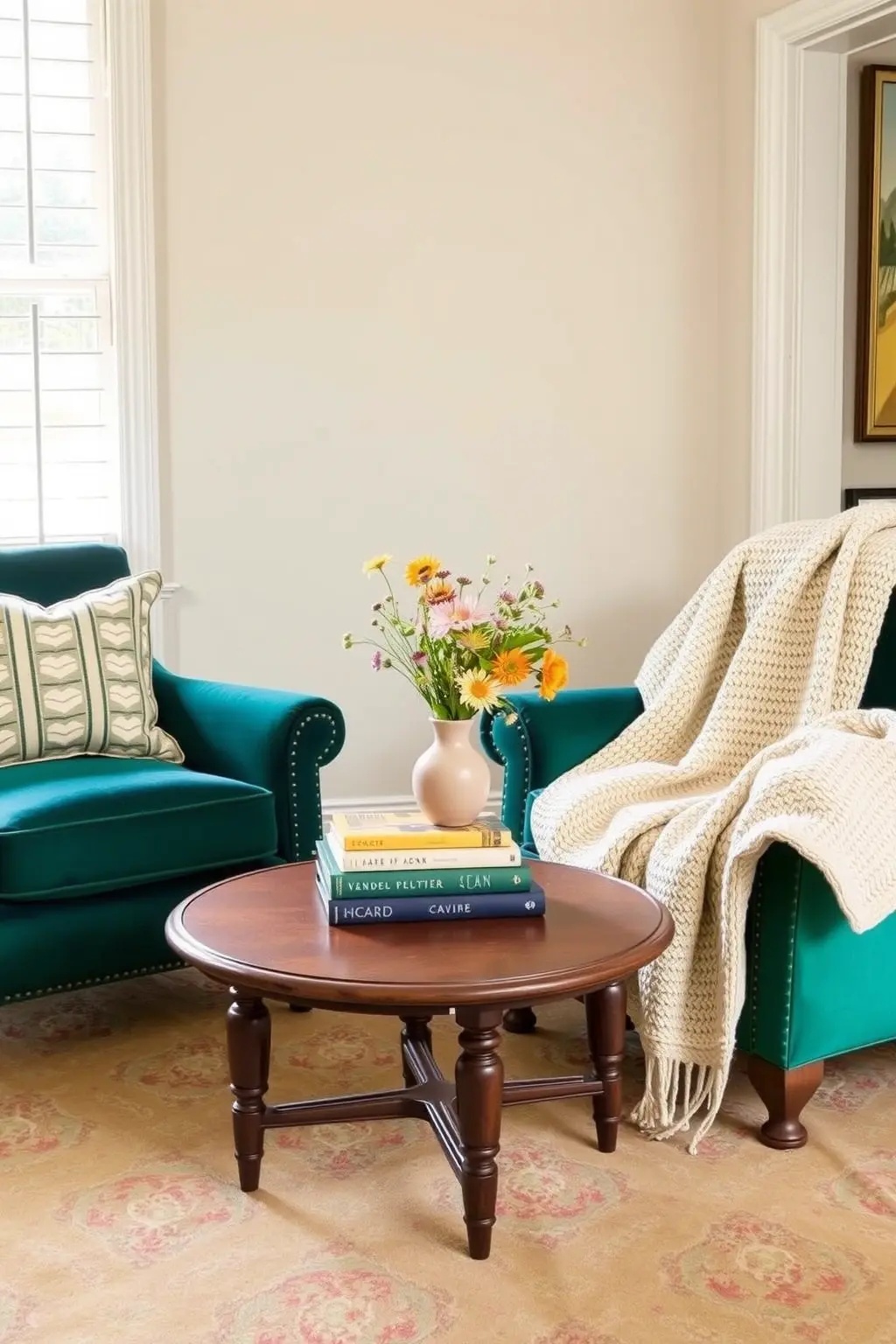 Artful Arrangement - Position a vintage armchair as a focal point in your room, facing a captivating piece of art or a striking gallery wall. Adorn the chair with layered knitted throws and plush cushions to create a seamless blend of comfort and sophistication that draws the eye.