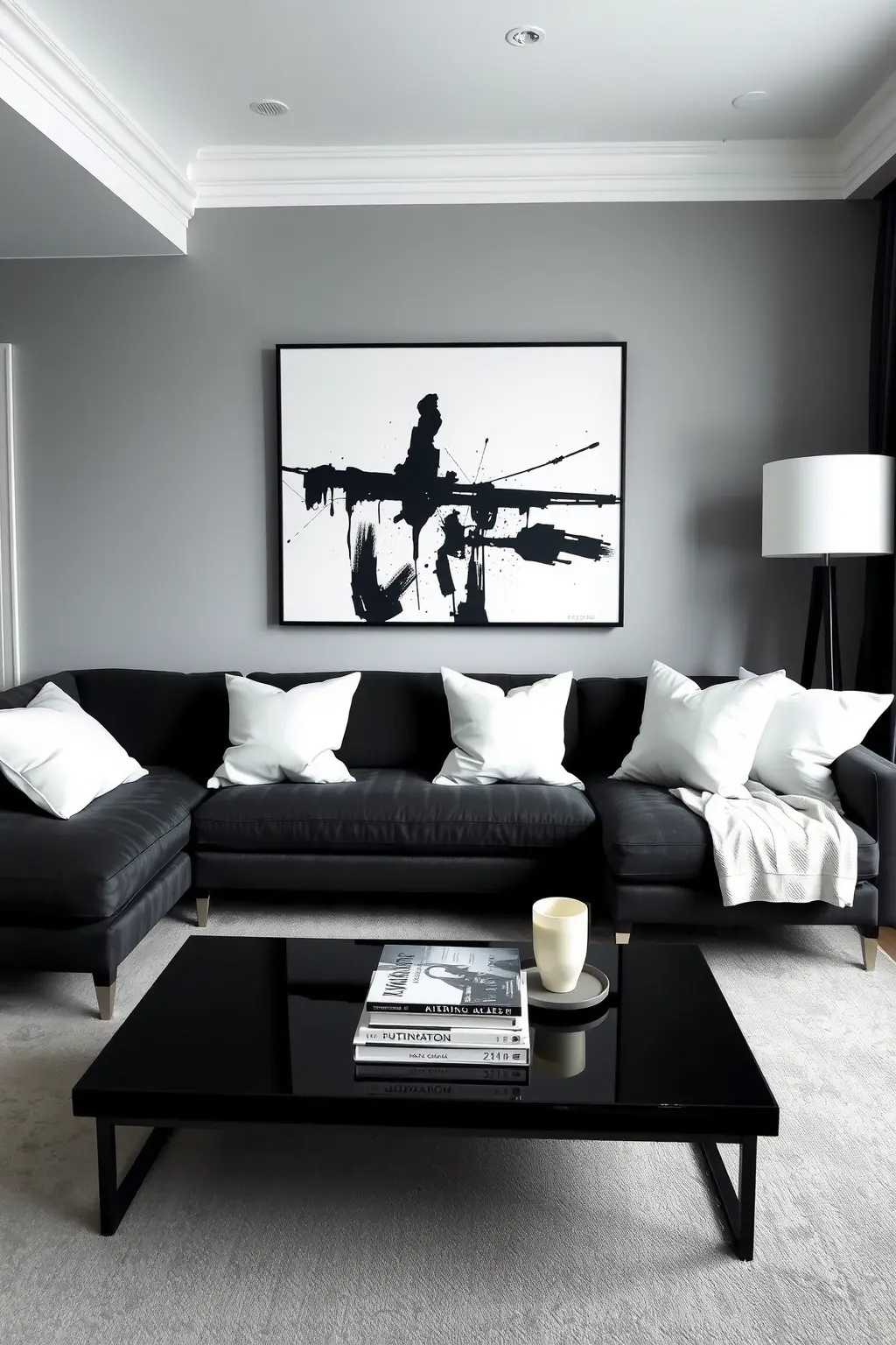 The Monochrome Mirage - Dive into a world of monochrome magic, where shades of black, white, and grey converge into a striking visual symphony. Choose sleek cabinetry with hidden handles and wash the walls in soft, muted tones for a serene backdrop. Layer with organic materials—think a raw wood dining table against high-gloss chairs—to create a captivating contrast that’s both timeless and edgy, captivating all who enter.