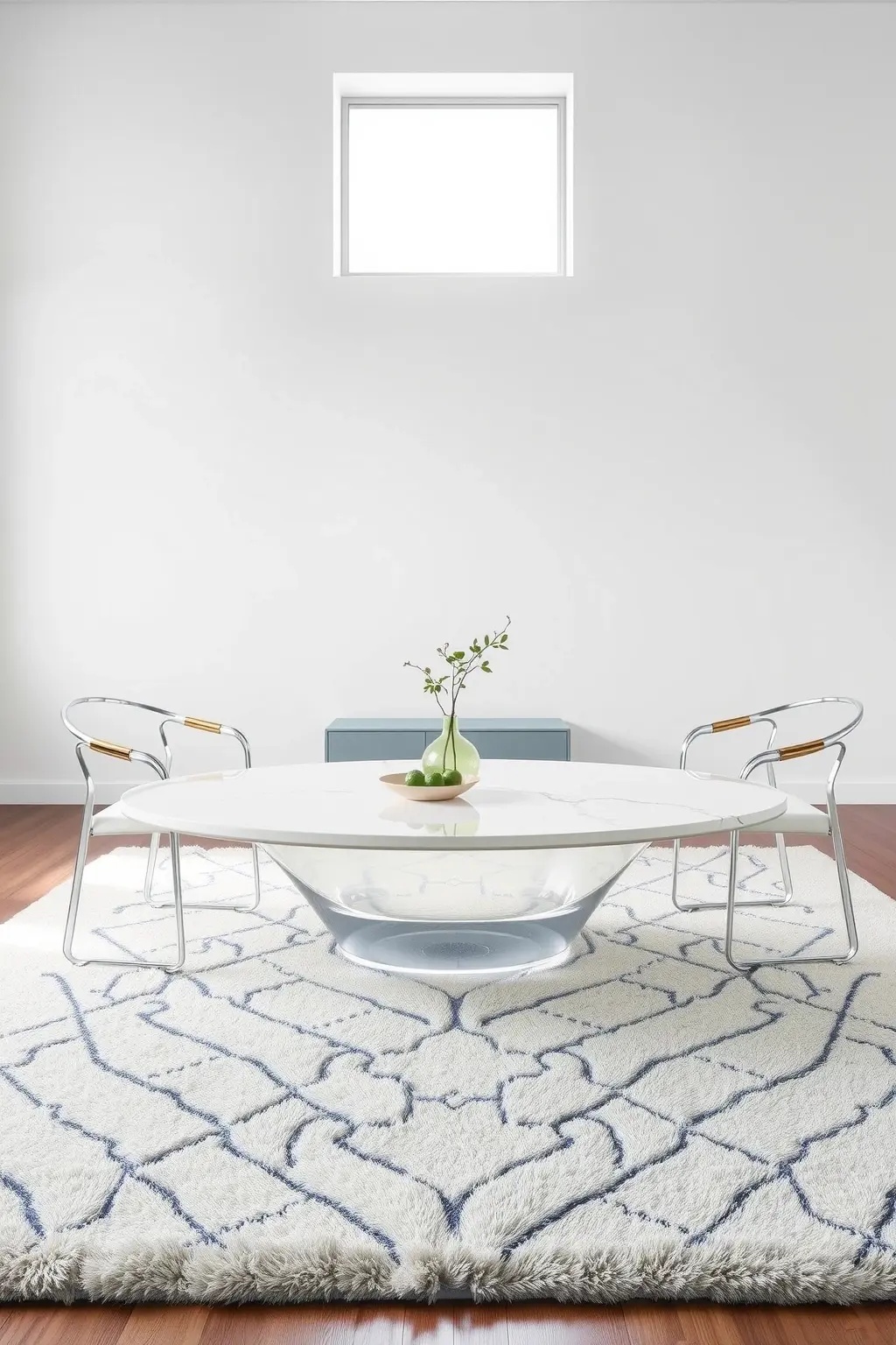 Cloud Nine Coffee Table - With a coffee table that appears to hover, you can create an airy vibe in your living room. Opt for a design with clear acrylic legs, or a glass tabletop resting on an innovative base. This illusion not only maximizes your visual space but also encourages connection and conversation, as guests can see one another without obstruction.