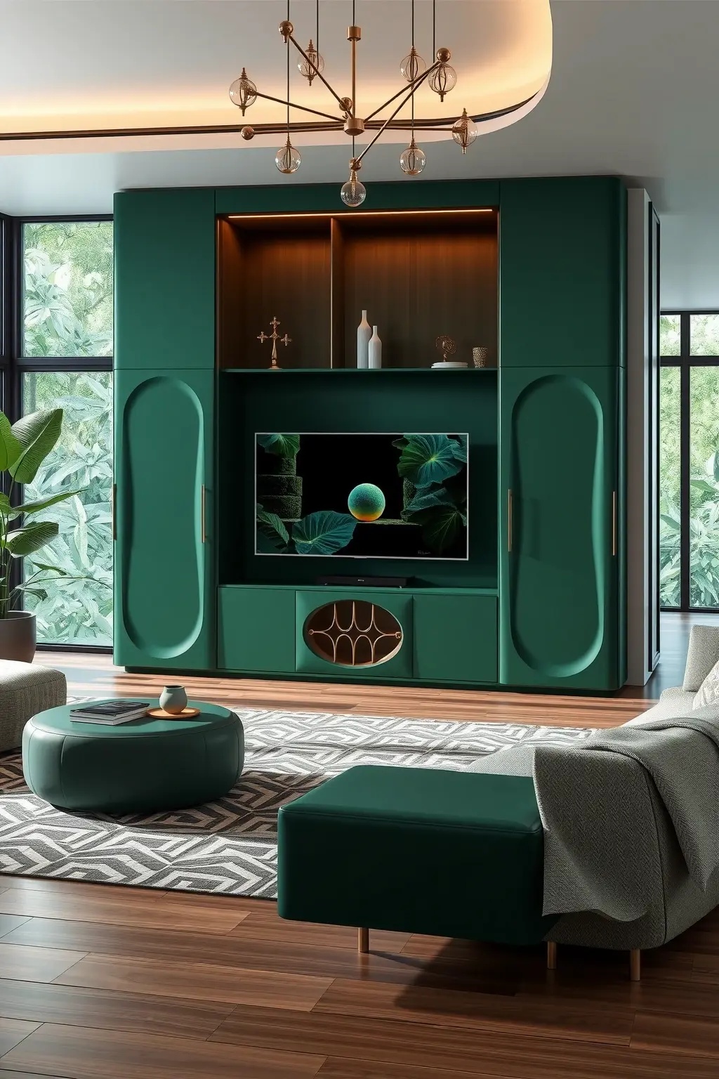 The Chameleon Cabinet: Fusion of Function and Flair - Channel your inner magician with a multifunctional cabinet that appears to be a piece of art. Paint it with a bold pattern or apply an eye-catching texture, then cleverly hide your devices within. The cabinet can serve as both a stunning display and a practical tech storage unit, ensuring your home remains stylishly chaotic while everything is tucked away. Perfect for living rooms or home offices!