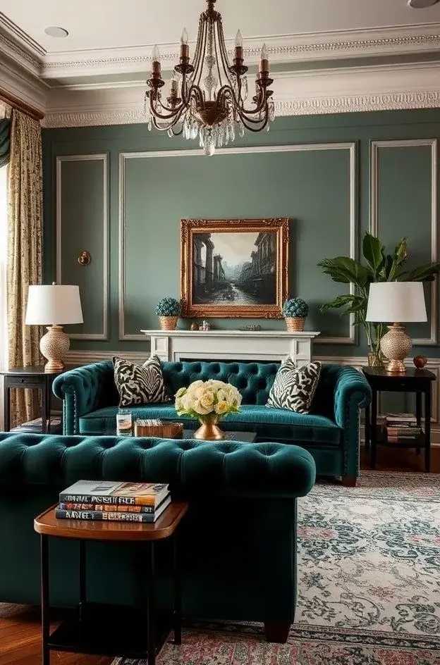 Classic with a Twist - Embrace the timeless allure of a classic room, but dare to elevate it with contrasting upholstery accents. Think an elegant gray houndstooth sofa paired with a bold fuchsia ottoman. This unexpected combination breathes new life into tradition, showcasing how contrasts can coexist in perfect harmony.
