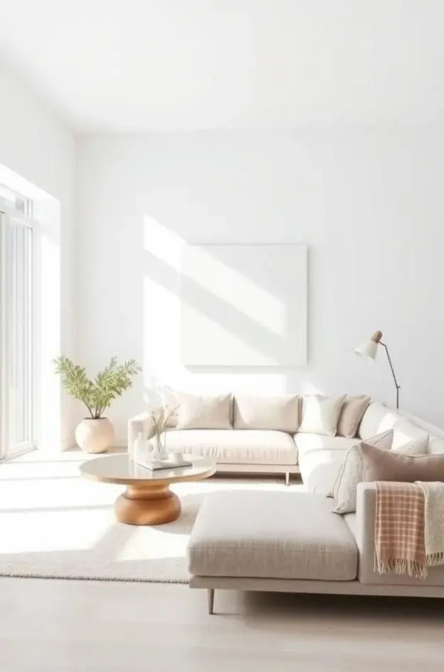 The Layered Canvas - Turn your walls into a layered canvas of creativity! By employing large-scale, clean-lined shelving systems, you can create a stunning gallery that showcases your personality. Hang oversized artwork or frame collections of natural elements, like driftwood or stones, for an organic feel. The juxtaposition of sleek shelving with raw, natural finds creates an engaging narrative, transforming your walls into a storybook of your life.