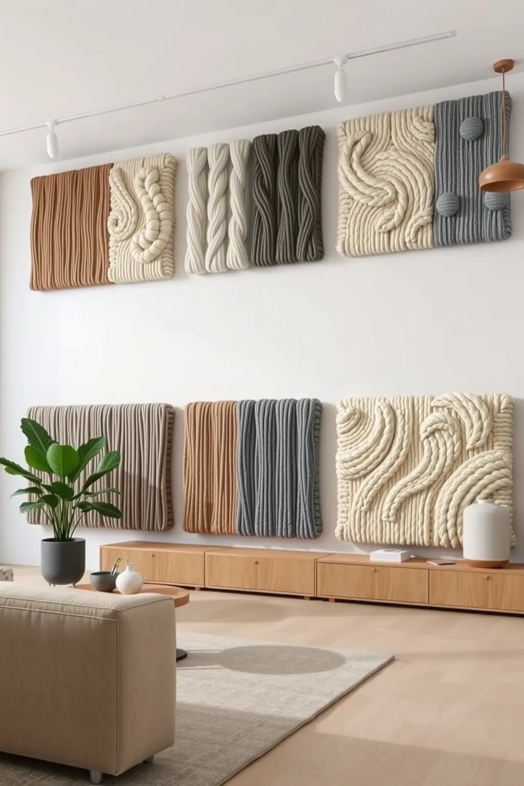 Sound Absorbers - Transform everyday noise into serene silence with acoustic fiber panels. These artful designs look chic while enhancing the acoustic quality of your space, perfect for home offices or open-plan living.